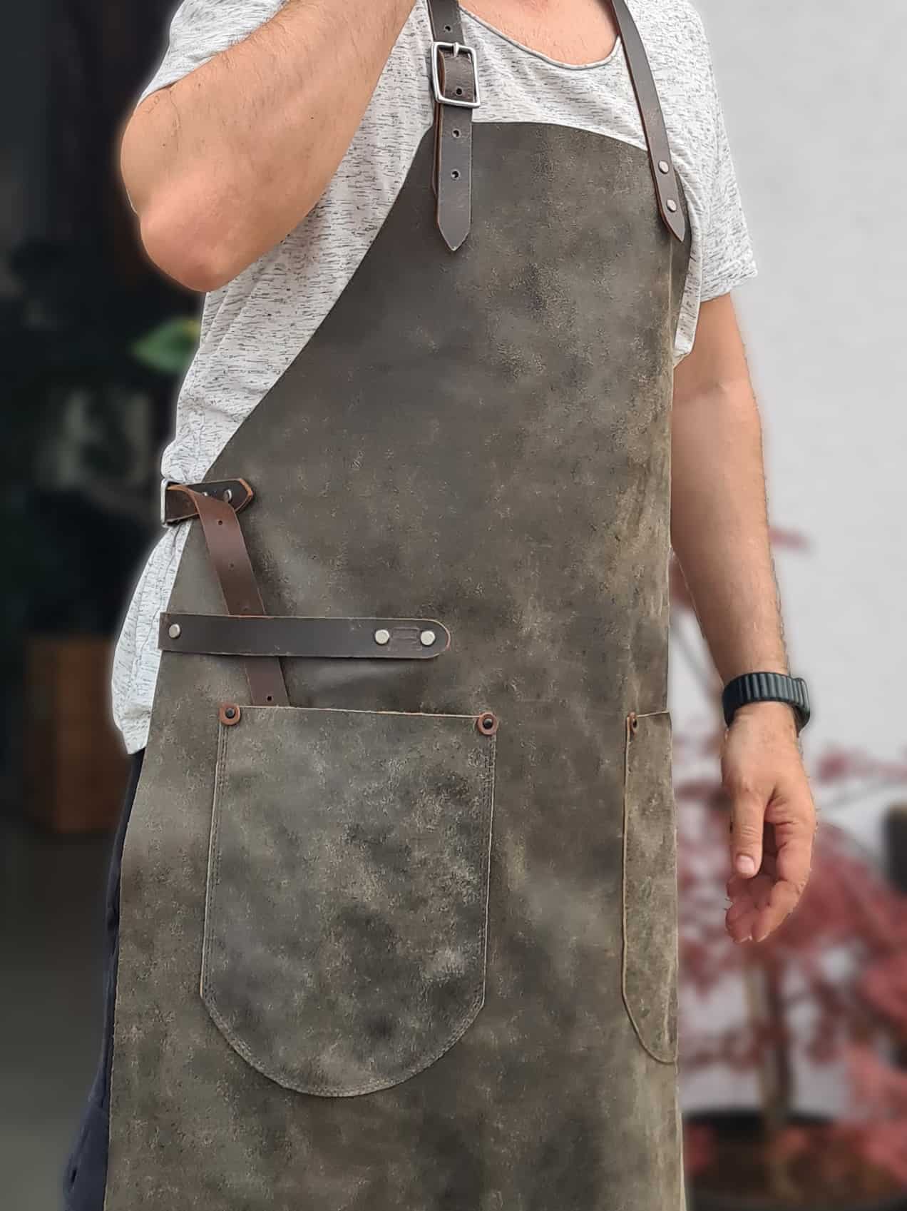 Nahhaufnahme einer Grillschürze von Hepco aus Marbach an Neckar nahe Stuttgart.